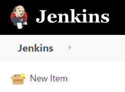 Jenkins new project button